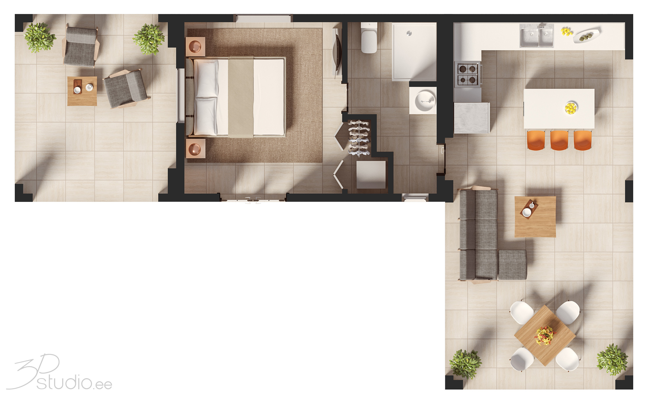 3D-Pohjakuvat, Arkkitehtuurivalokuvaus, Valokuvija, 3D-kuvia, Aztec